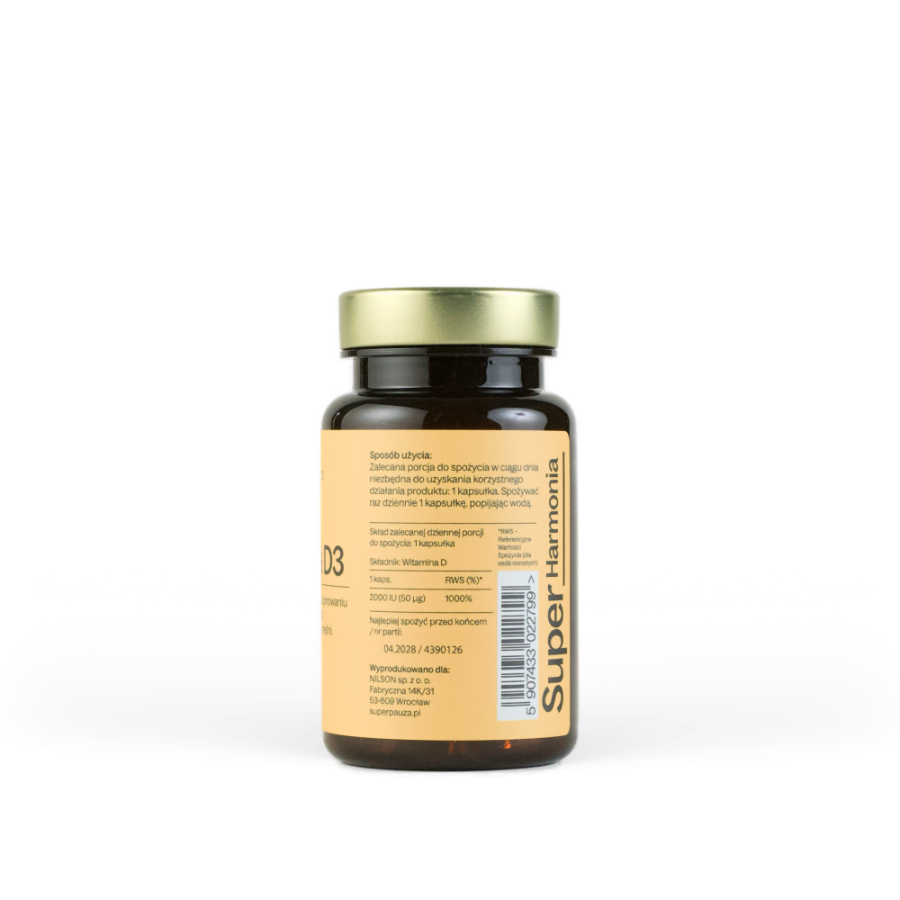 Witamina D3 Super harmonia